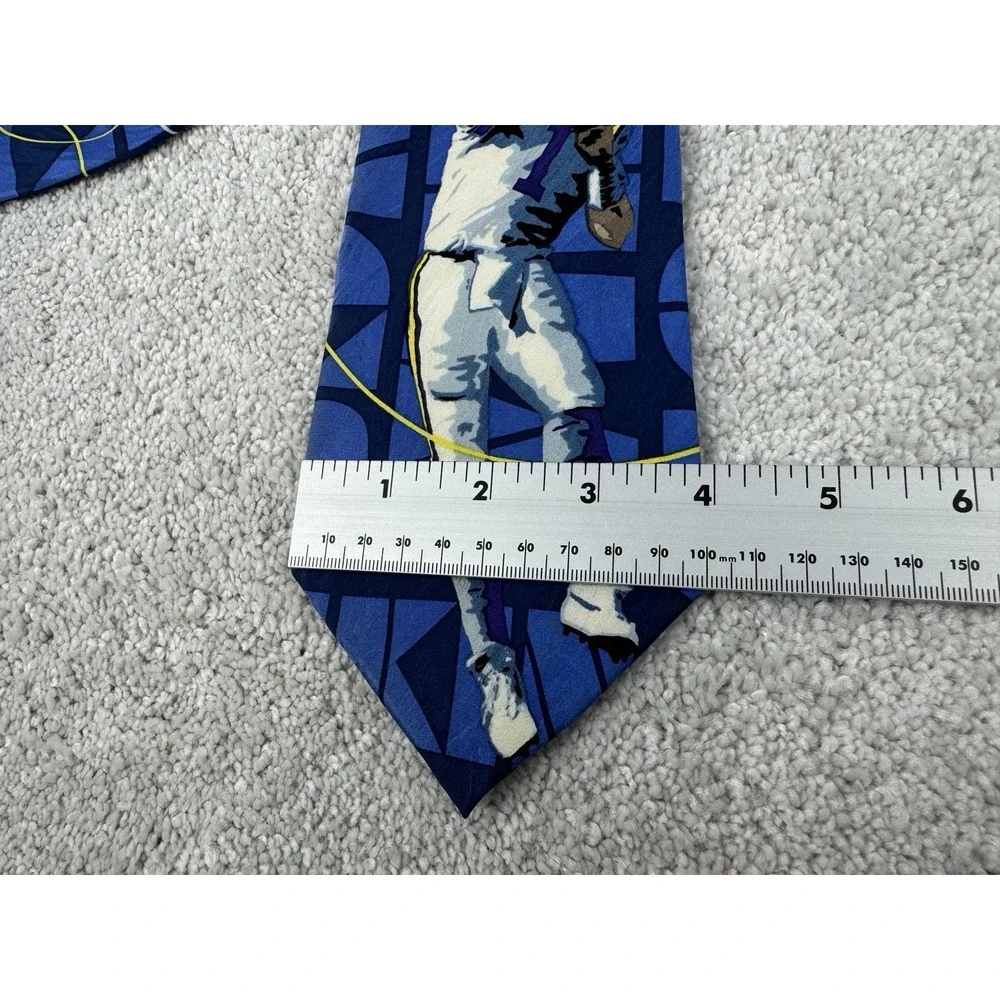 Warren Moon Minnesota Vikings ~ Vtg 90s Neck Tie Silk Quarterback NFL Football